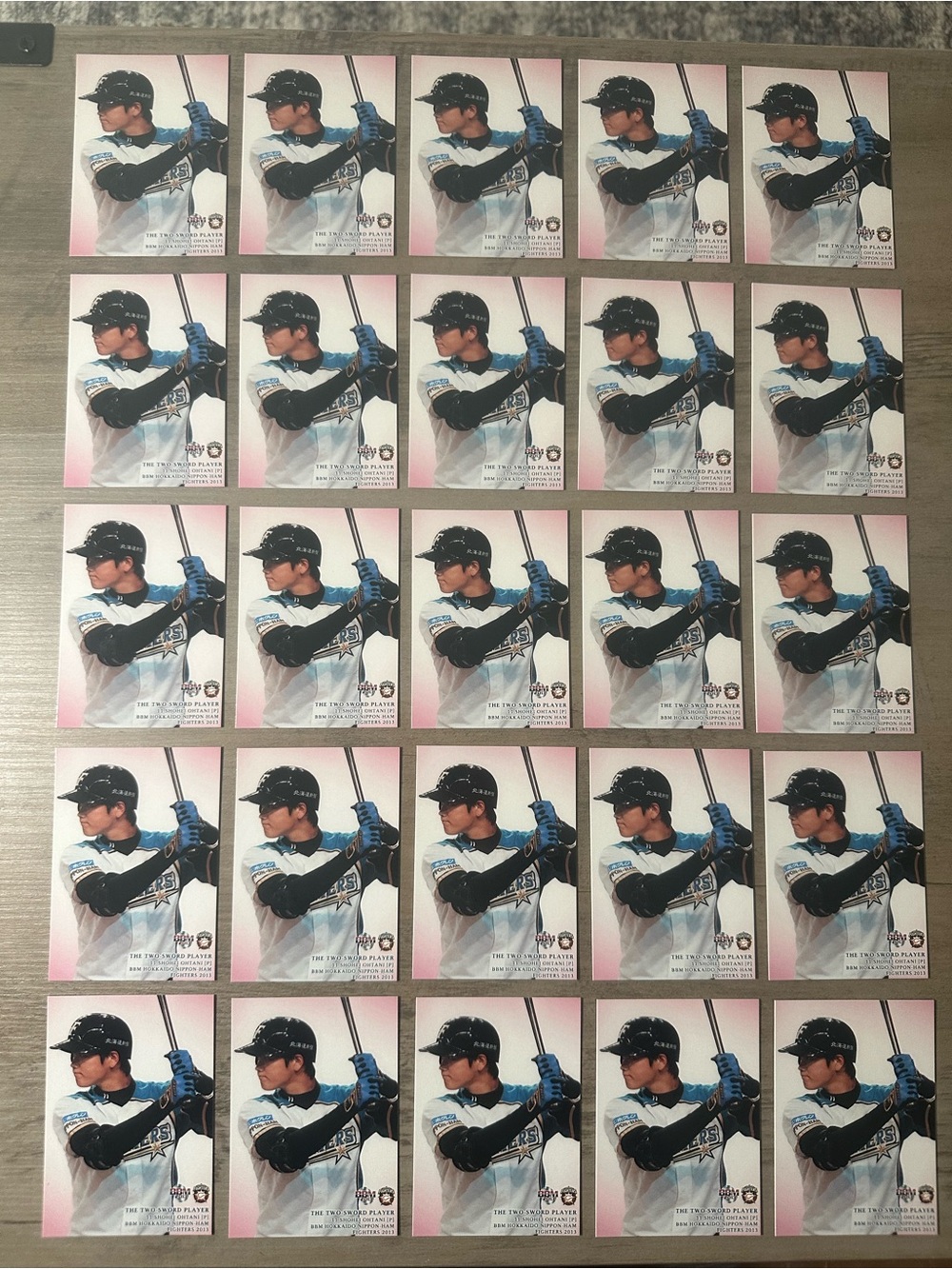 Shohei Ohtani Rookie Lot of (25) BBM Novelty Cards. Japan Nippon Ham Fighters. - Picture 2 of 2